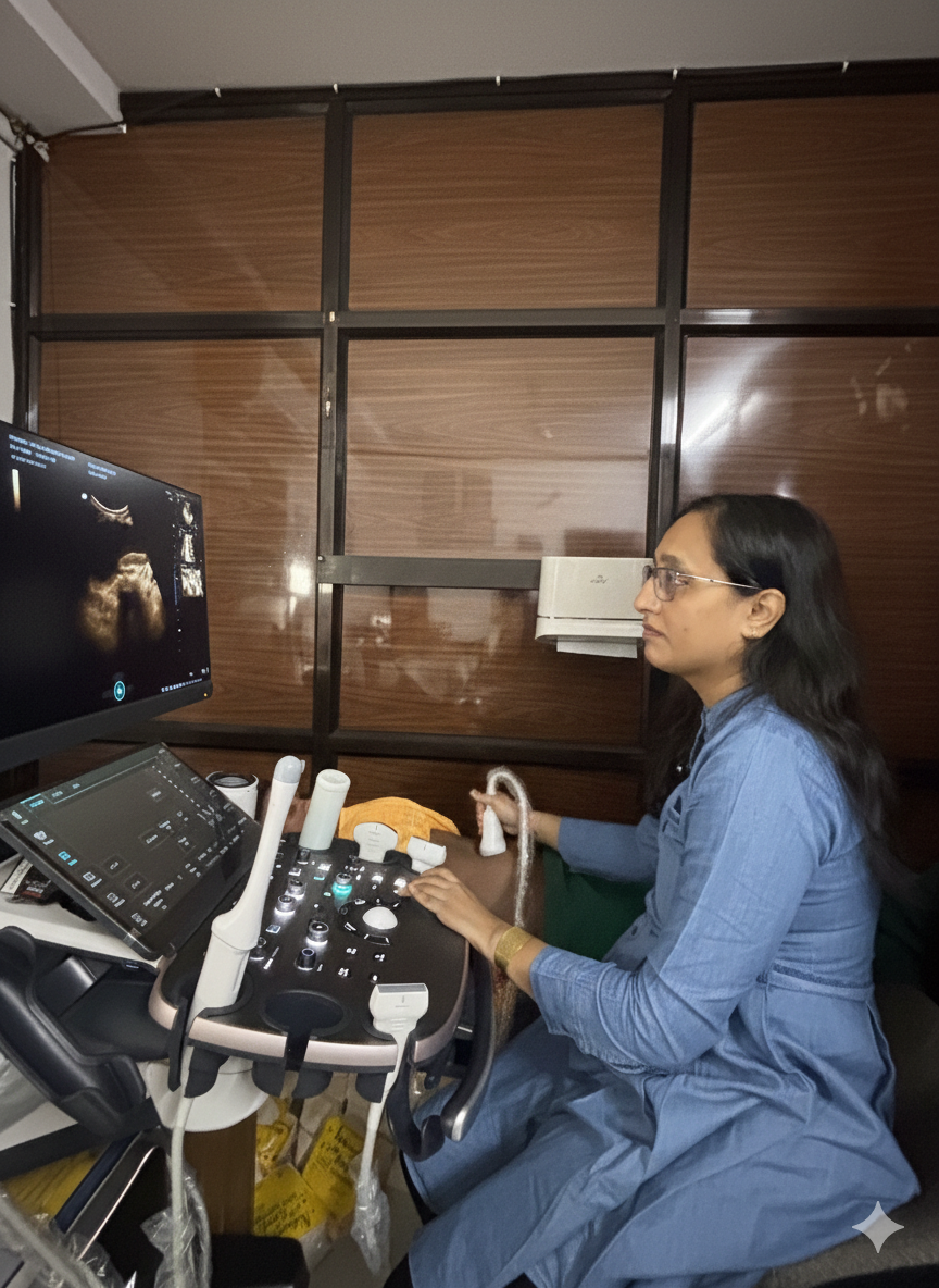 3D/4D Ultrasound Machine with Expert Team